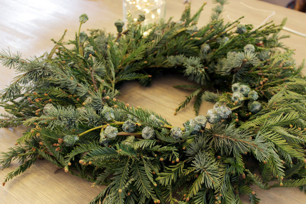 Fresh Handmade Atlas Wreath | Winter Joy Wreath