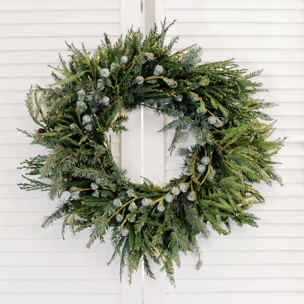 Fresh Handmade Atlas Wreath | Winter Joy Wreath