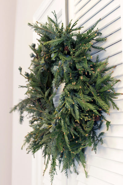 Fresh Handmade Atlas Wreath | Winter Joy Wreath