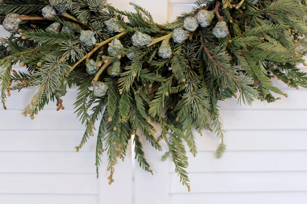 Fresh Handmade Atlas Wreath | Winter Joy Wreath