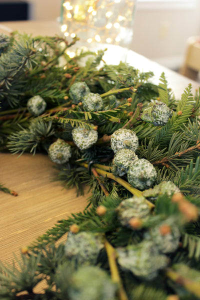 Fresh Handmade Atlas Wreath | Winter Joy Wreath