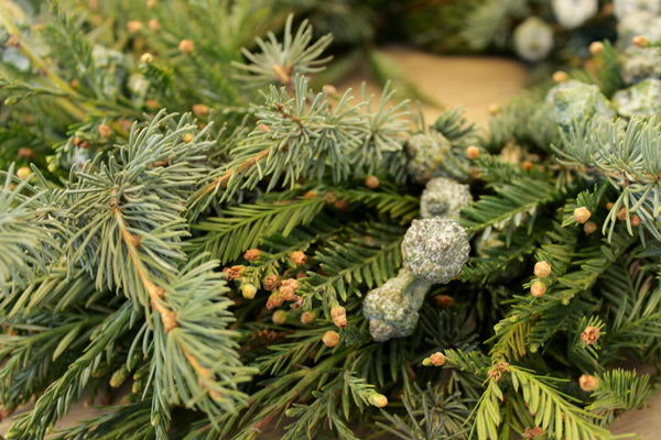 Fresh Handmade Atlas Wreath | Winter Joy Wreath