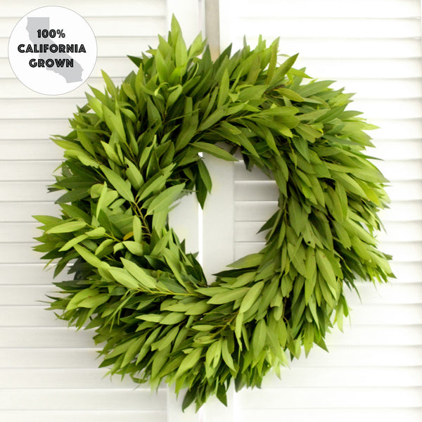 Fresh Handmade Bay Leaf Wreath