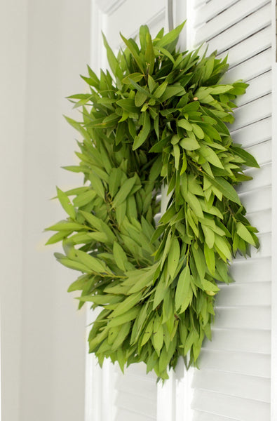 Fresh Handmade Bay Leaf Wreath