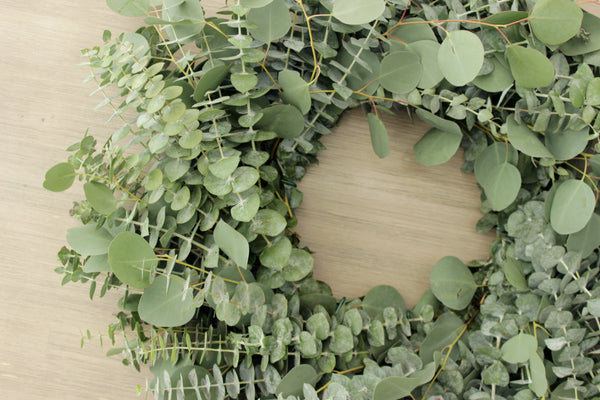 Fresh Handmade Farmhouse Eucalyptus Wreath