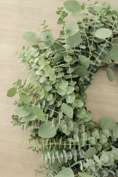 Fresh Handmade Farmhouse Eucalyptus Wreath