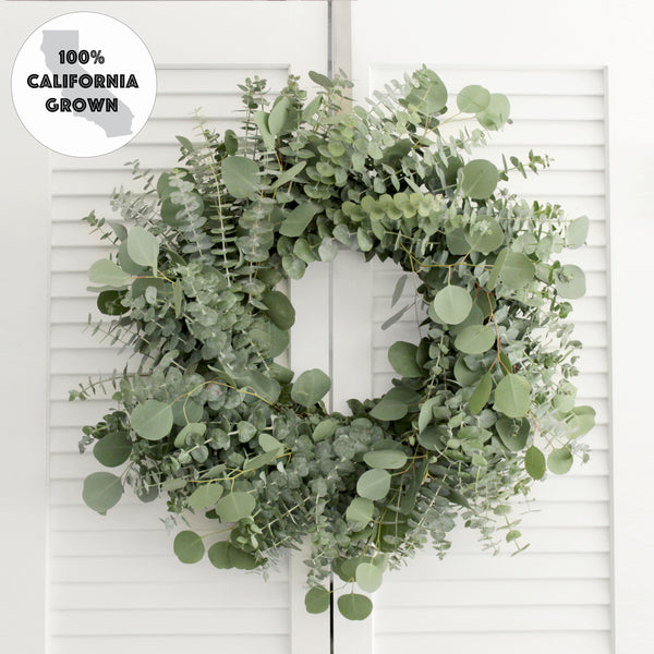 Fresh Handmade Farmhouse Eucalyptus Wreath