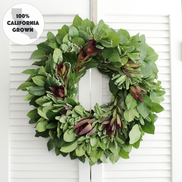 Fresh Handmade Green Lover Wreath