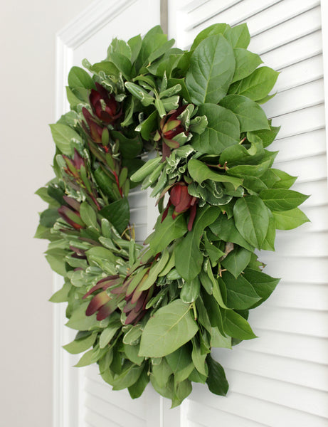 Fresh Handmade Green Lover Wreath
