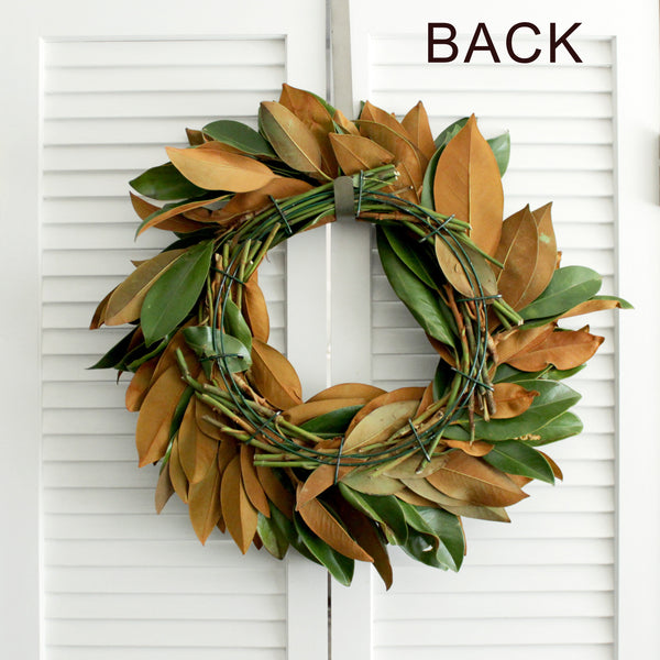 Fresh Handmade Magnolia Wreath