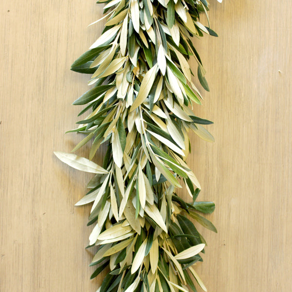 Handmade Fresh Olive Branch Garland