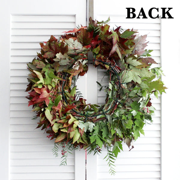 Fresh Autumn Pumpkin Wreath