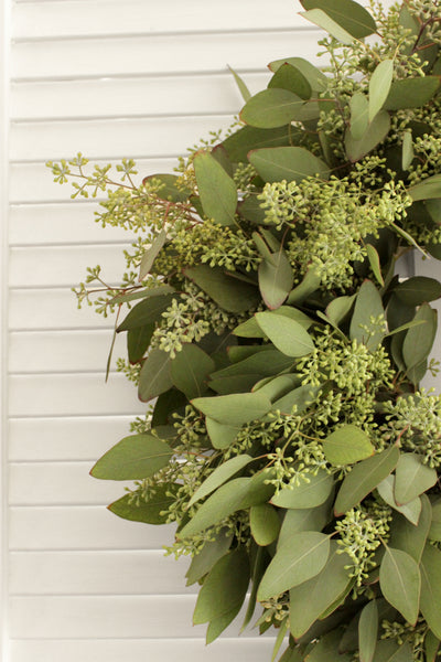 Fresh Handmade Seeded Eucalyptus Wreath