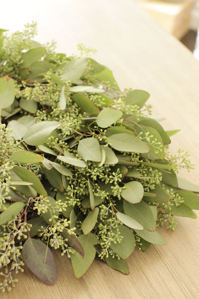 Fresh Handmade Seeded Eucalyptus Wreath