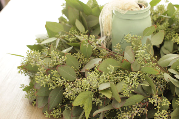 Fresh Handmade Seeded Eucalyptus Wreath