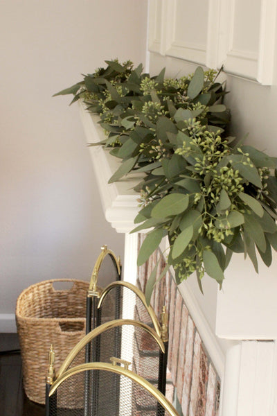 Handmade Fresh Seeded Eucalyptus Garland