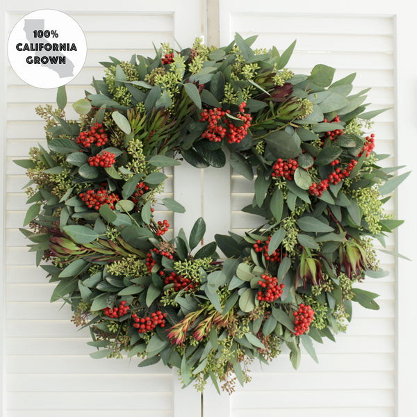 Fresh Handmade Premium Winter Wreath