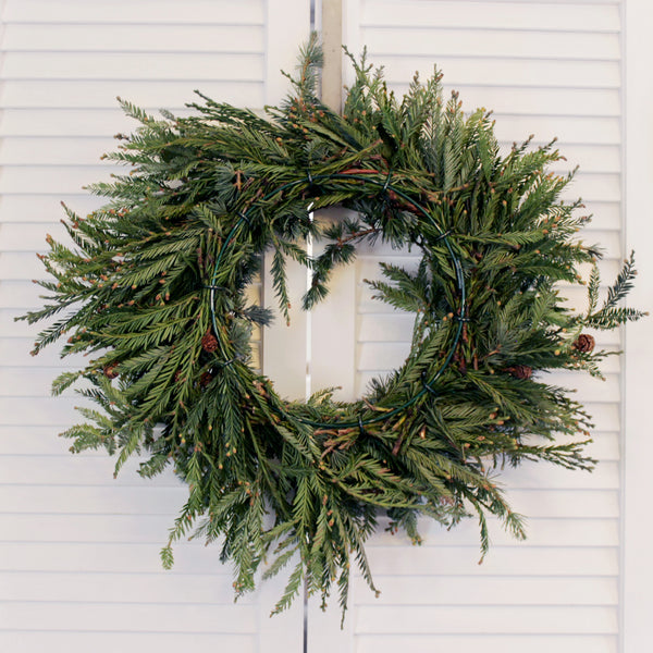 Fresh Handmade Atlas Wreath | Winter Joy Wreath