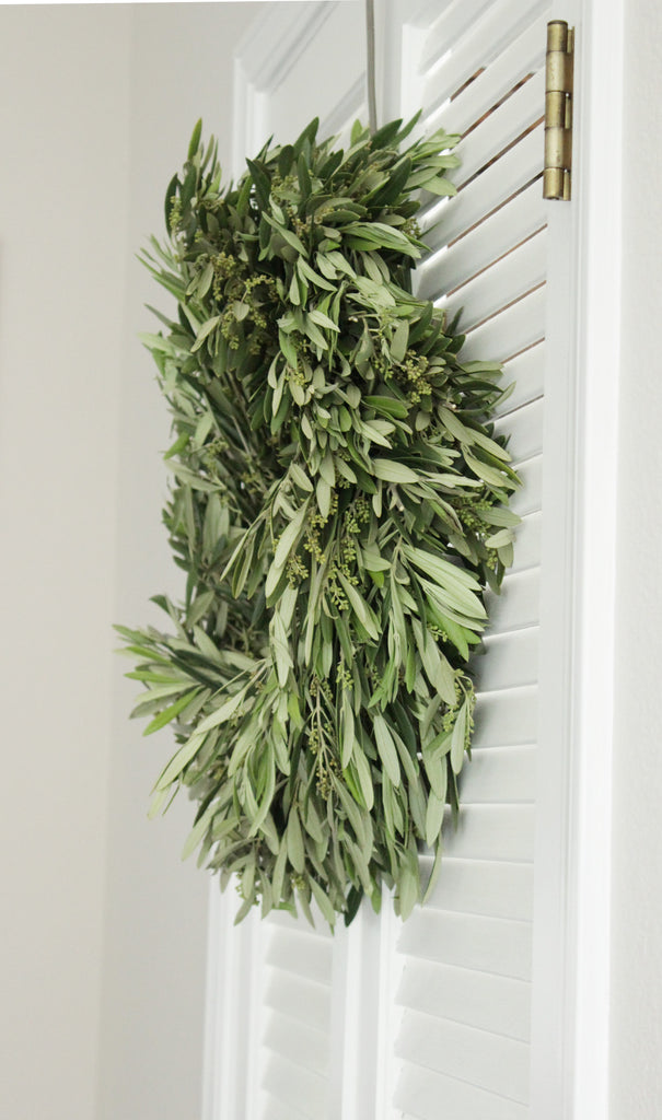 Olive Branch Wreath, Home Decor & DIY Wedding Flowers