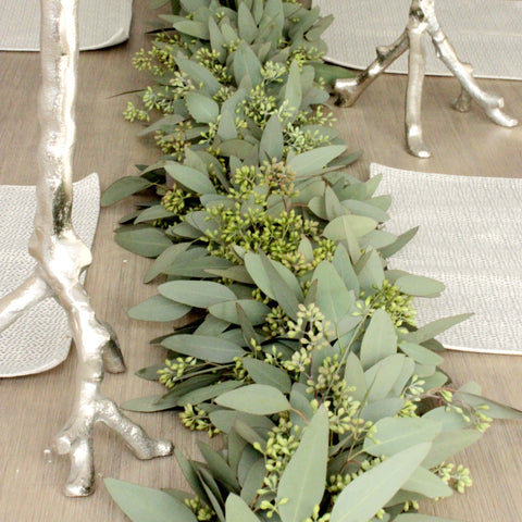 Handmade Fresh Seeded Eucalyptus Garland
